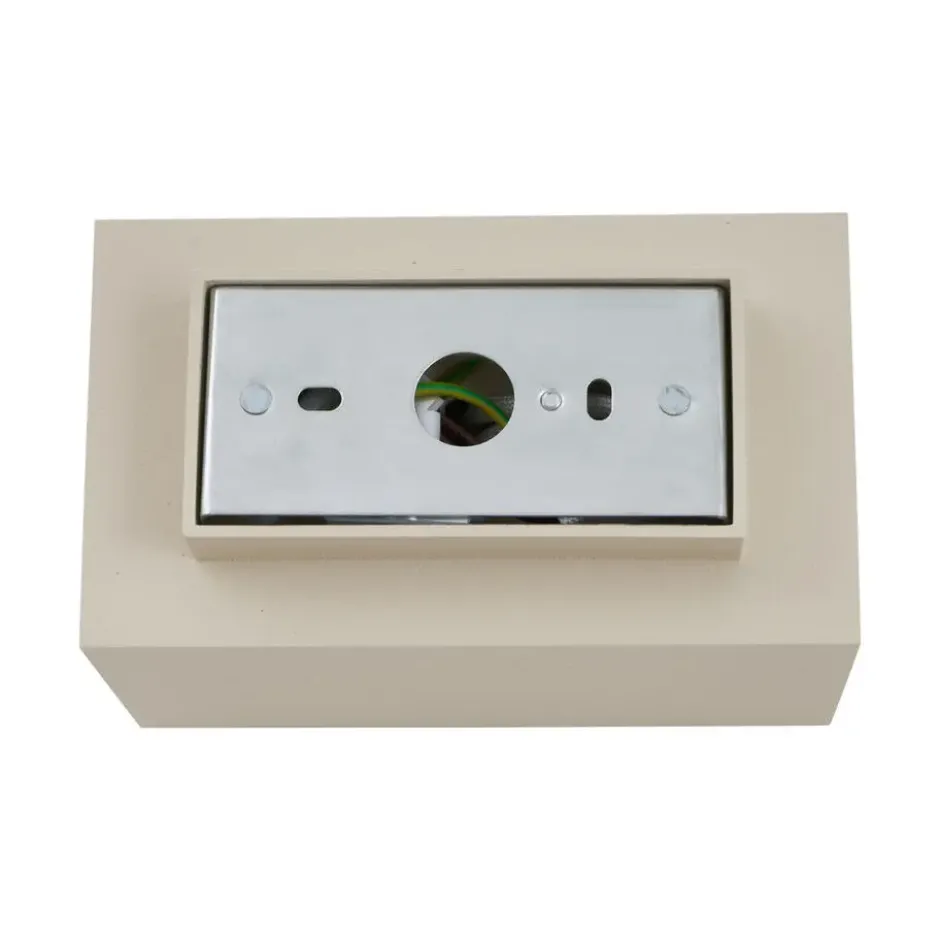 Qazqa up‑ en downlight lamp sandy beige gu10