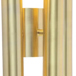Qazqa up‑ en downlight lamp tubi goudkleurig e27