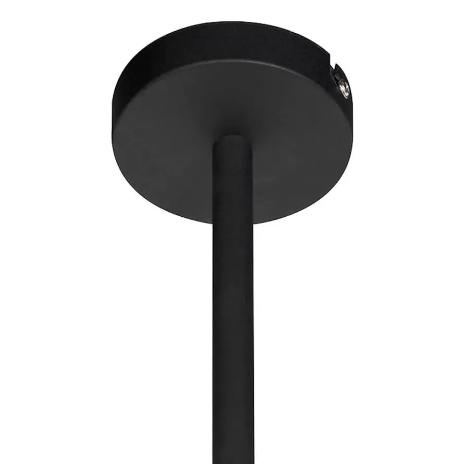 Qazqa verstelbare hanglamp lofty zwart e14
