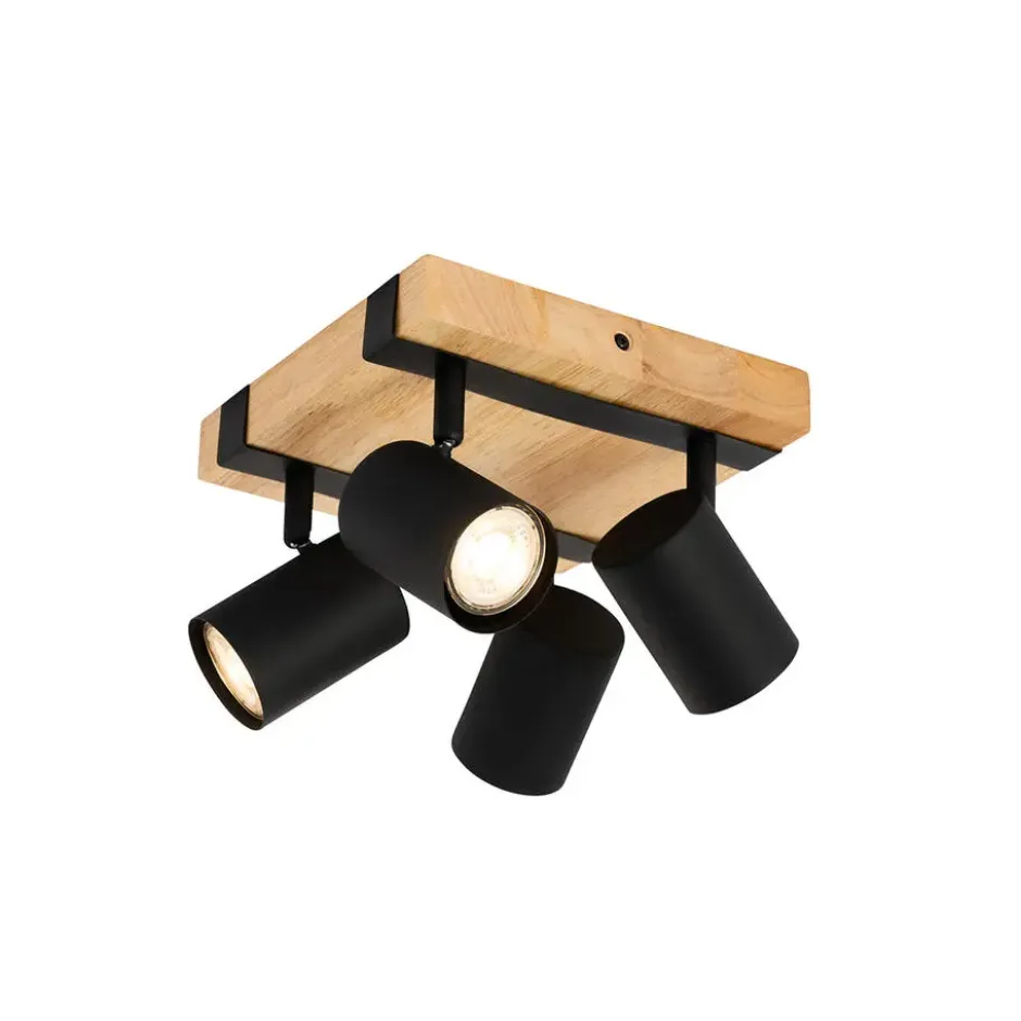 Qazqa verstelbare plafondspot jeana beige gu10