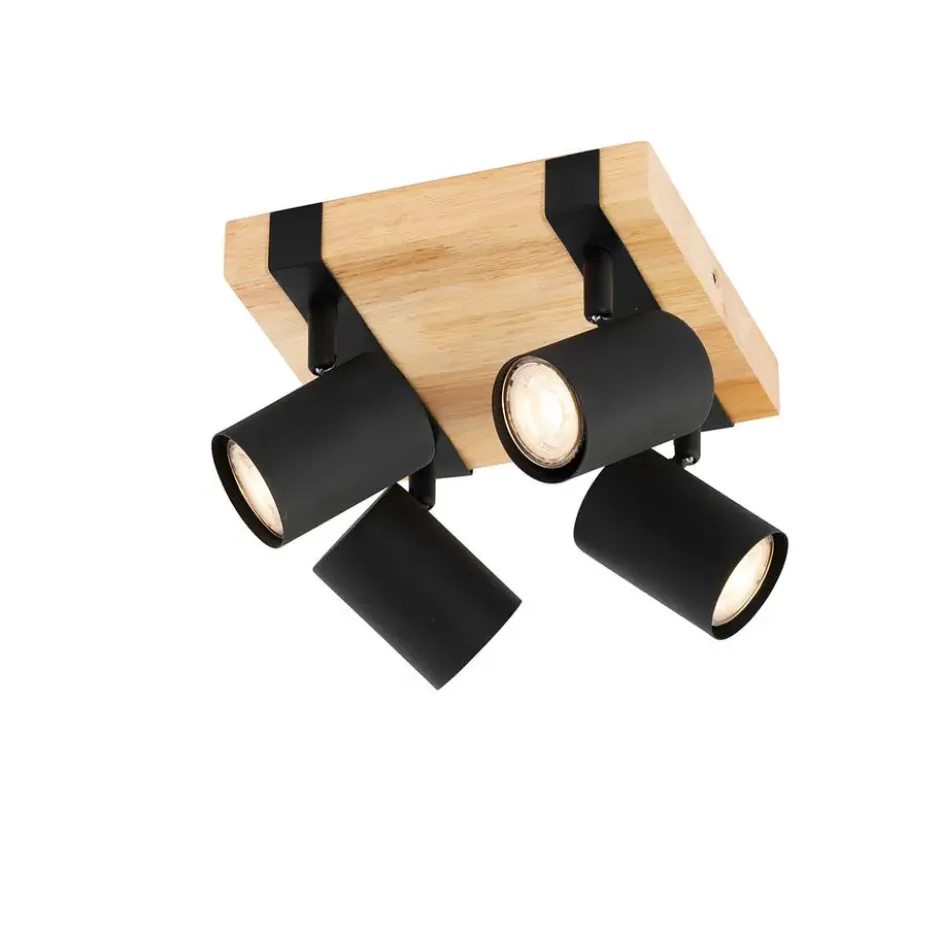 Qazqa verstelbare plafondspot jeana beige gu10