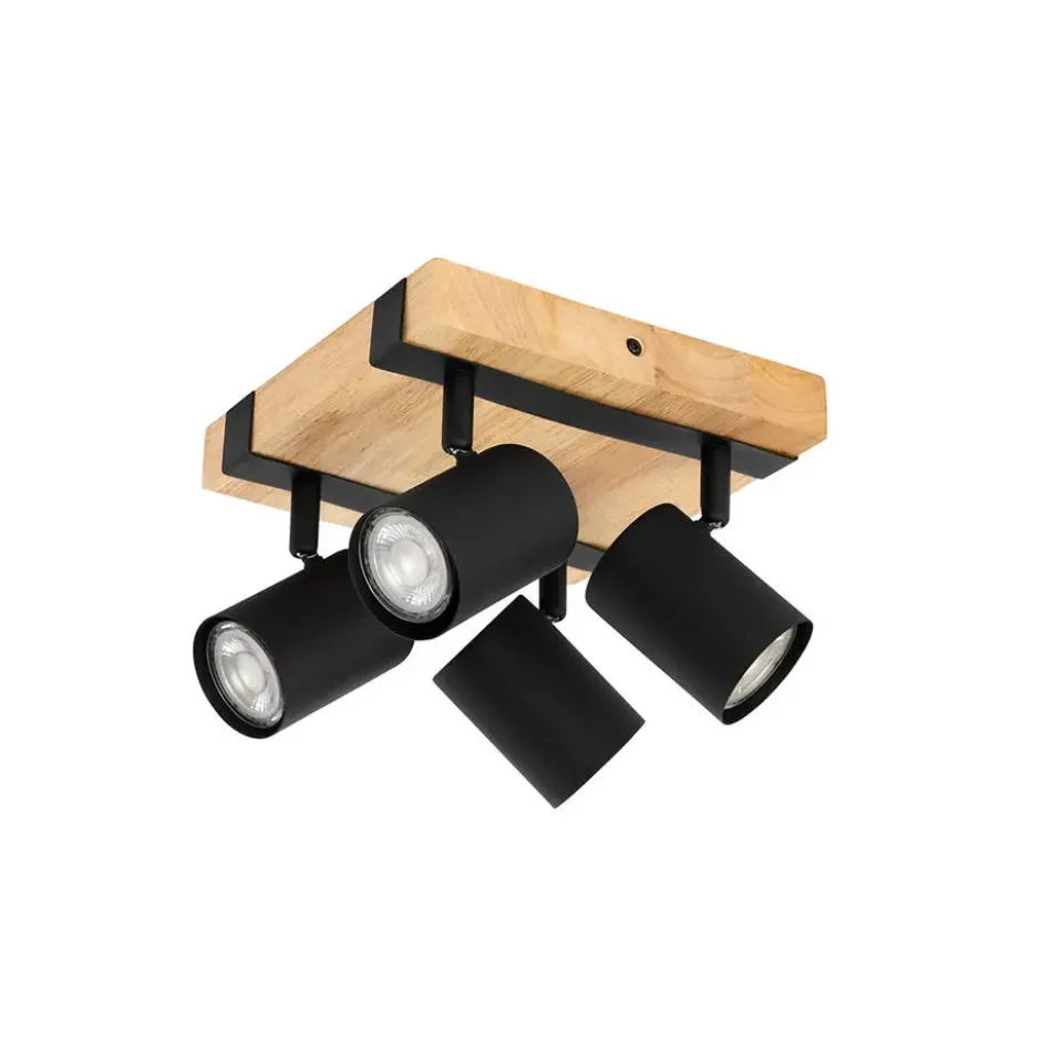 Qazqa verstelbare plafondspot jeana beige gu10