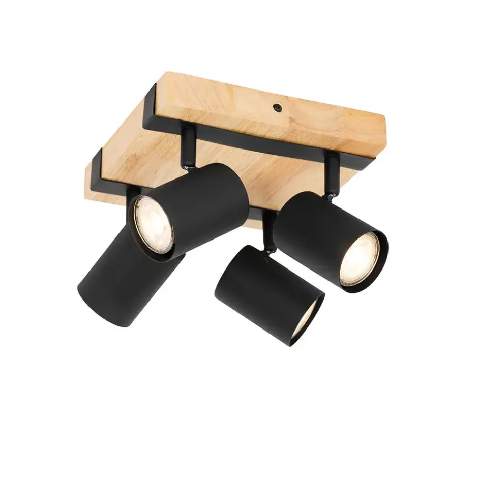 Qazqa verstelbare plafondspot jeana beige gu10
