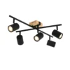 Qazqa verstelbare plafondspot jeana beige gu10