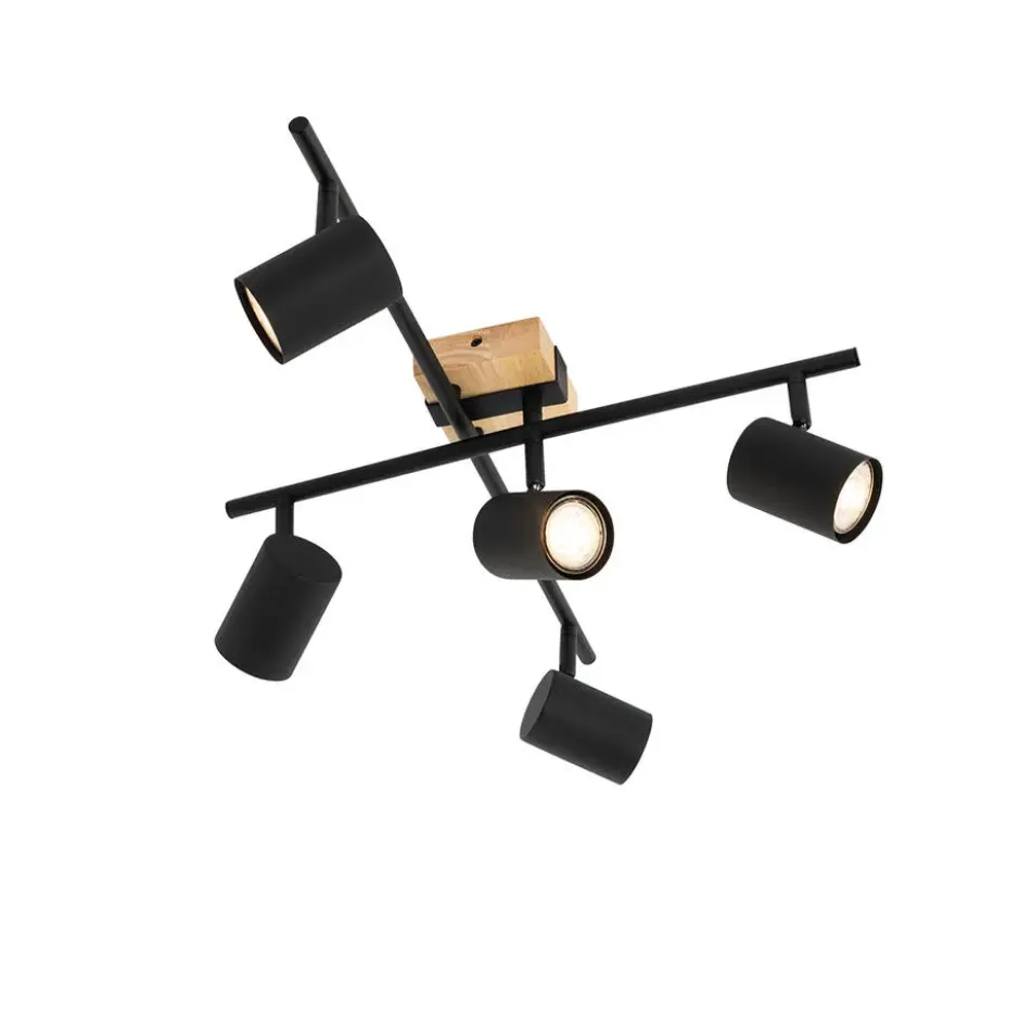 Qazqa verstelbare plafondspot jeana beige gu10