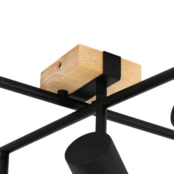 Qazqa verstelbare plafondspot jeana beige gu10