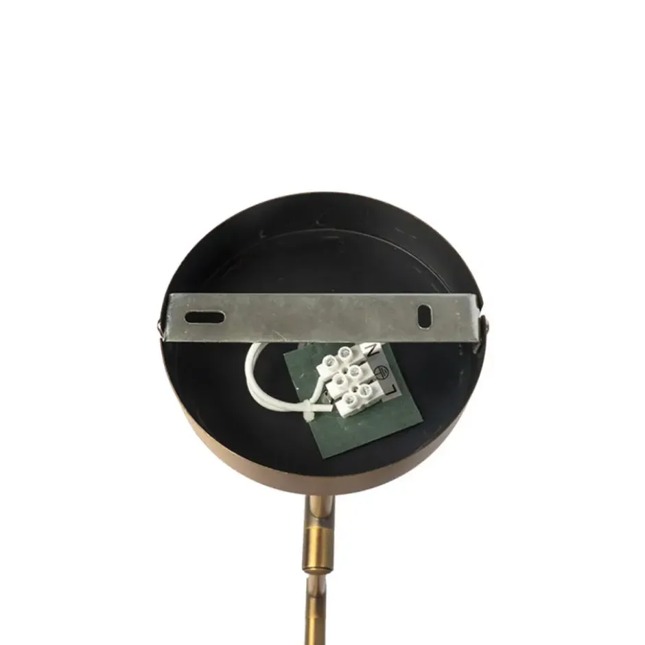 Qazqa verstelbare wandlamp ladas bronskleurig e27