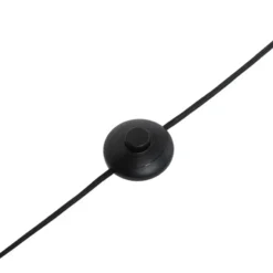 Qazqa vloerlamp athens zwart g9