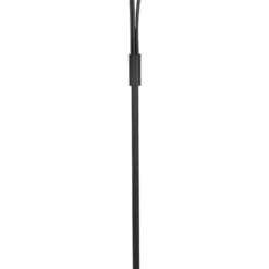 Qazqa vloerlamp athens zwart g9