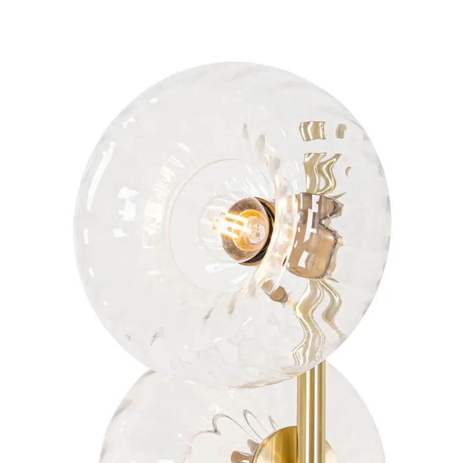 Qazqa vloerlamp ayesha goudkleurig e27