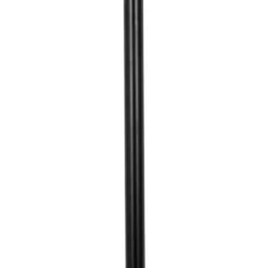 Qazqa vloerlamp ayesha zwart e27