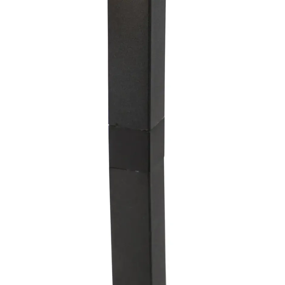 Qazqa vloerlamp big_cage zwart e27
