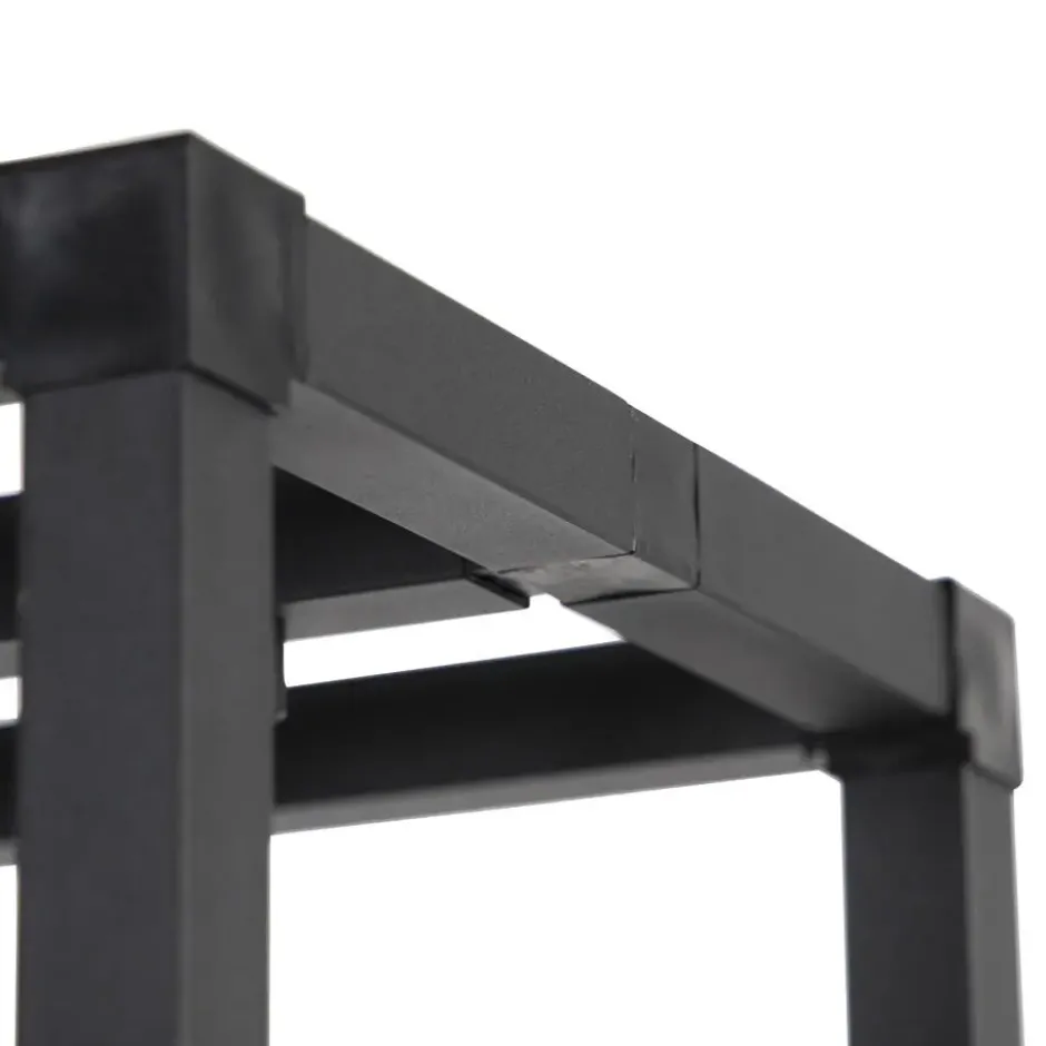 Qazqa vloerlamp big_cage zwart e27