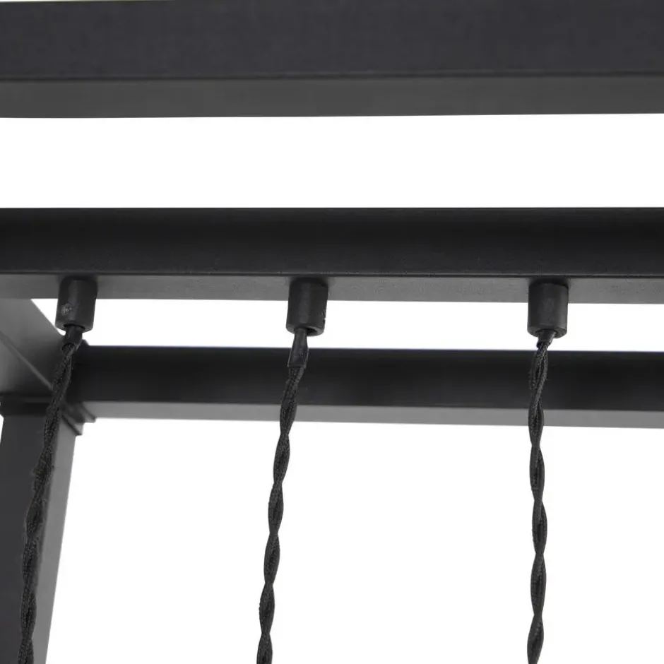 Qazqa vloerlamp big_cage zwart e27