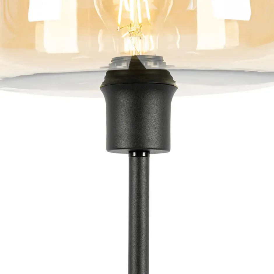 Qazqa vloerlamp bizle beige e27