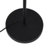 Qazqa vloerlamp bizle zwart e27