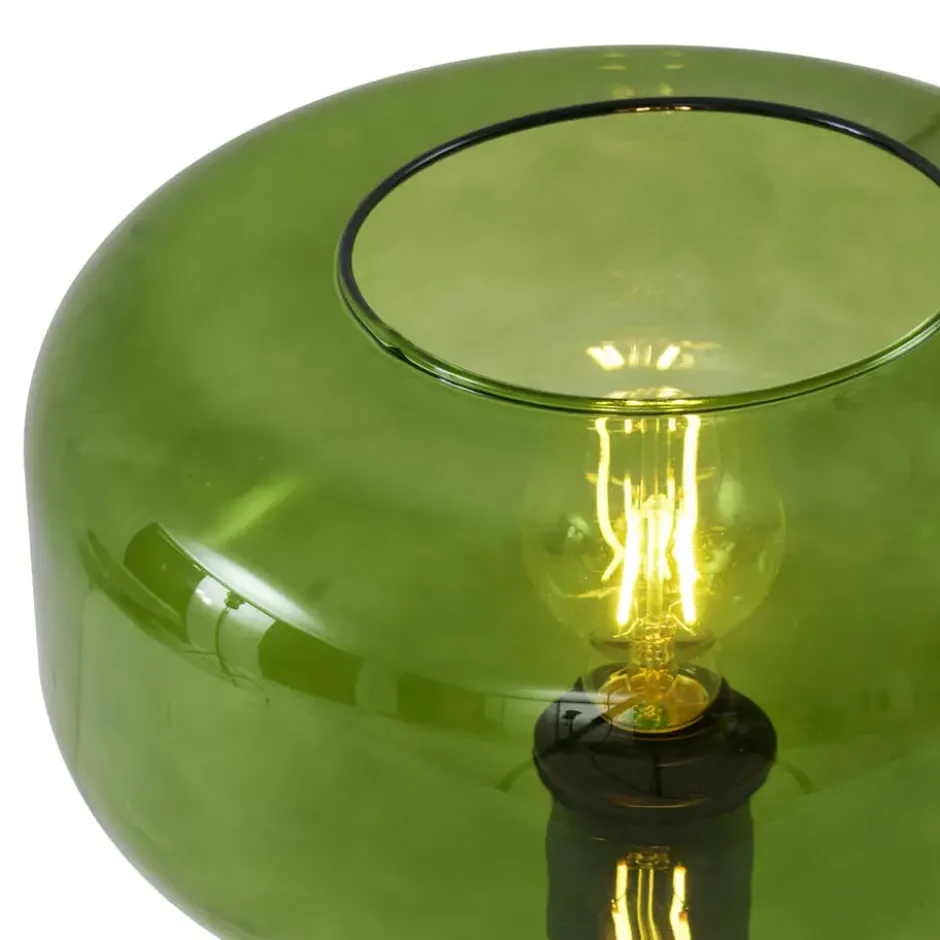 Qazqa vloerlamp bizle zwart e27