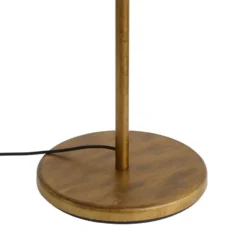 Qazqa vloerlamp botanica goudkleurig e27