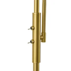 Qazqa vloerlamp brianna goudkleurig e27