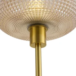 Qazqa vloerlamp brianna goudkleurig e27