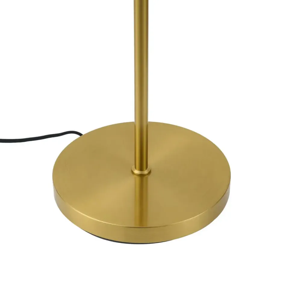 Qazqa vloerlamp brianna goudkleurig e27