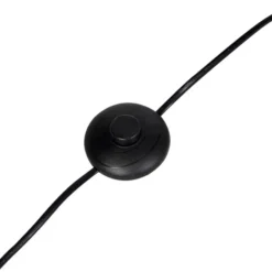 Qazqa vloerlamp buell zwart gu10