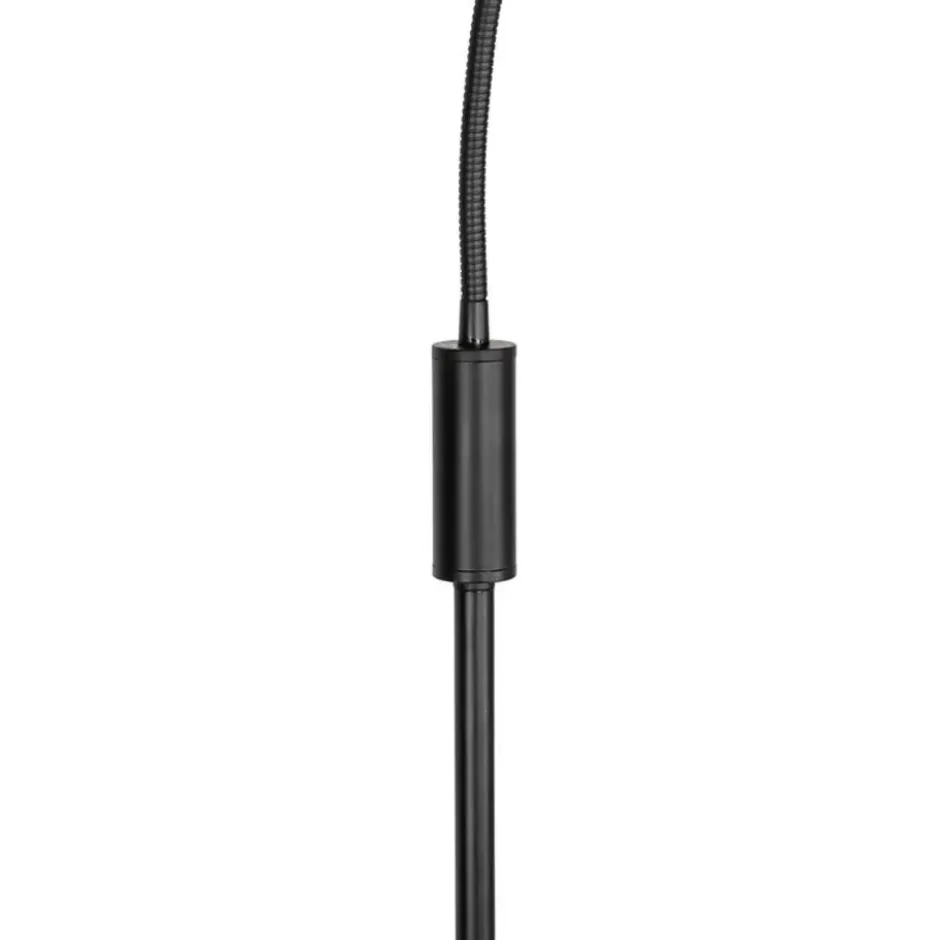 Qazqa vloerlamp carmen zwart e14