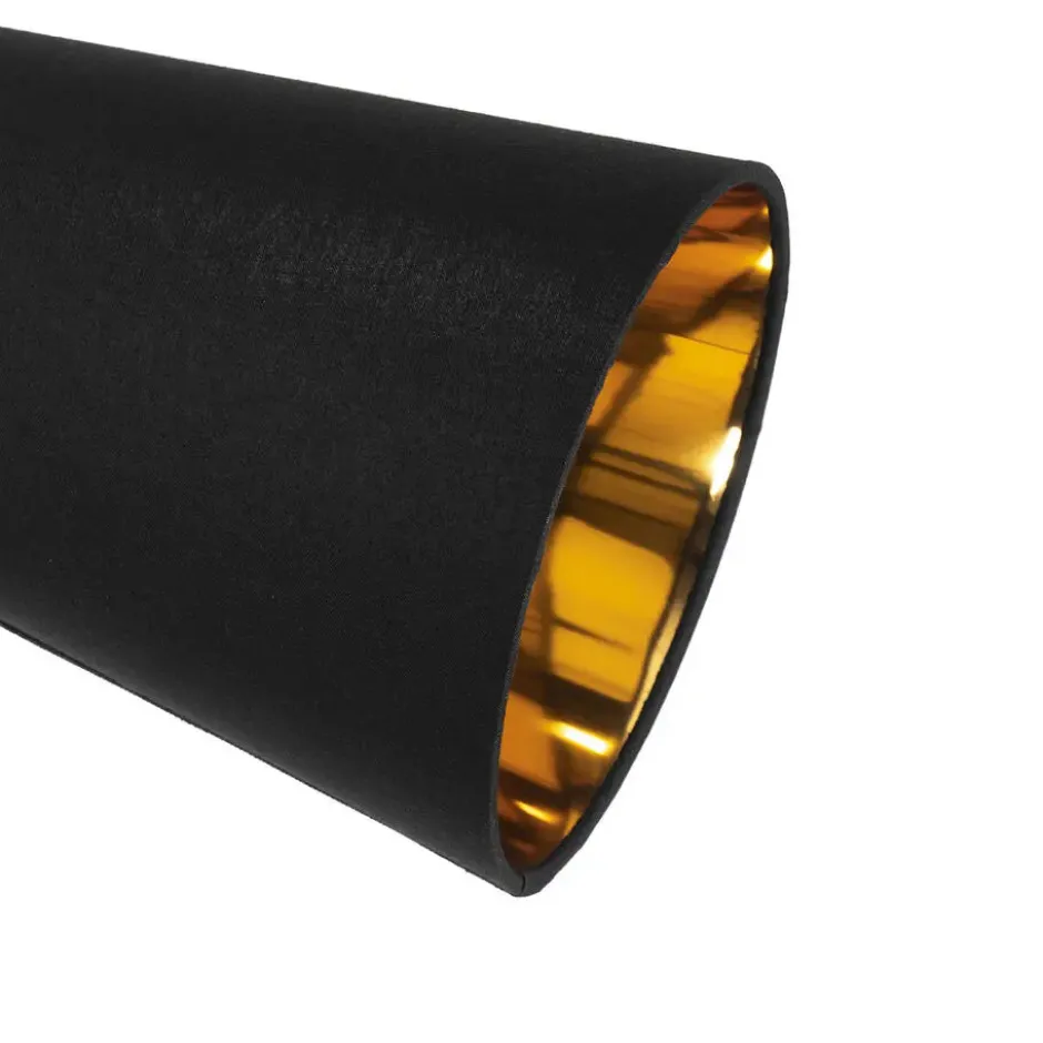 Qazqa vloerlamp carmen zwart e14