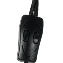 Qazqa vloerlamp chon zwart e27