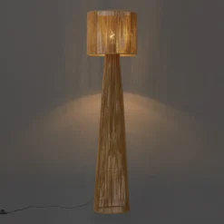 Qazqa vloerlamp dart beige e27