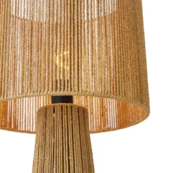 Qazqa vloerlamp dart beige e27