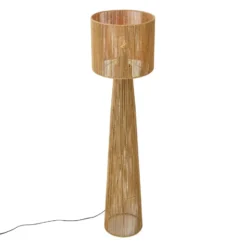Qazqa vloerlamp dart beige e27