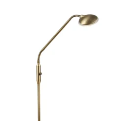 Qazqa vloerlamp eva bronskleurig geïntegreerde led