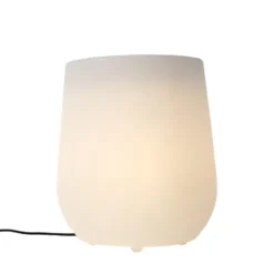 Qazqa vloerlamp flowerpot wit e27