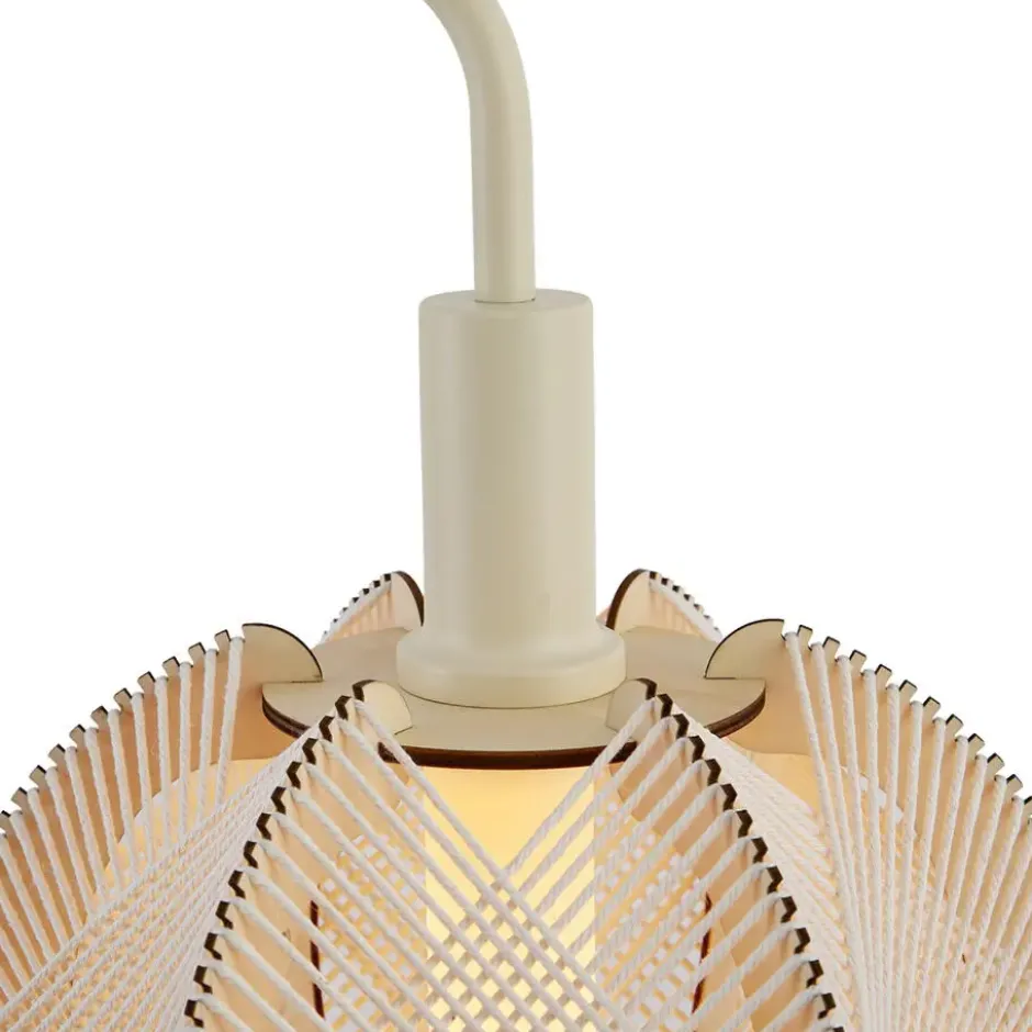 Qazqa vloerlamp gertie beige e27