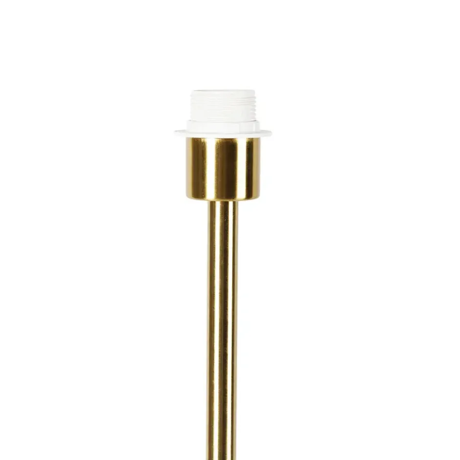 Qazqa vloerlamp kaso goudkleurig e27