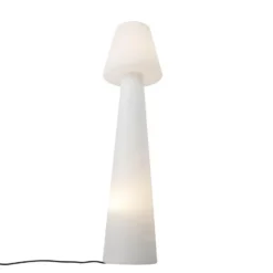 Qazqa vloerlamp katrijn wit e27