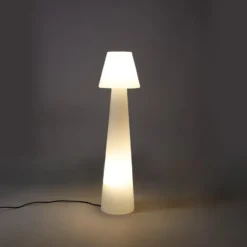 Qazqa vloerlamp katrijn wit e27