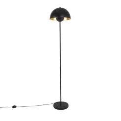 Qazqa vloerlamp magnax zwart e27