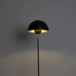 Qazqa vloerlamp magnax zwart e27