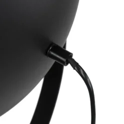 Qazqa vloerlamp magnax zwart e27
