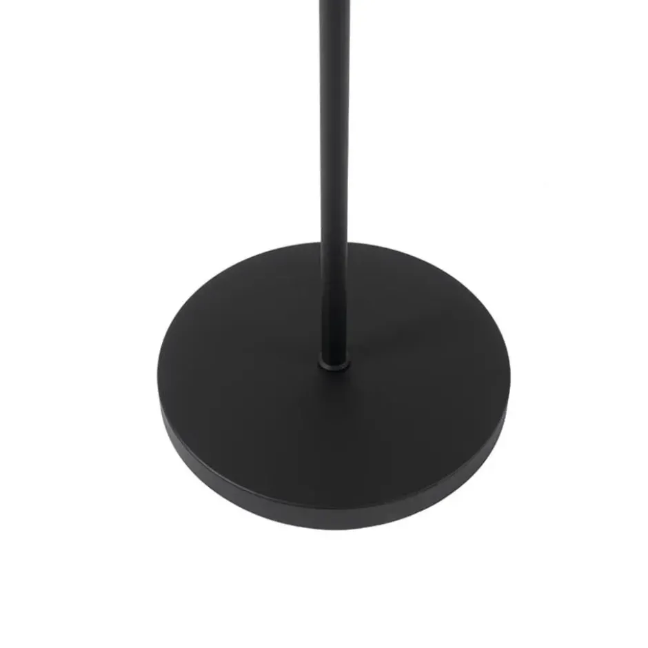 Qazqa vloerlamp magnax zwart e27