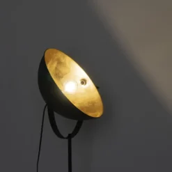 Qazqa vloerlamp magnax zwart e27