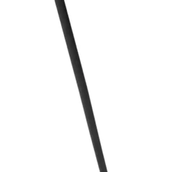 Qazqa vloerlamp mayelle zwart e27