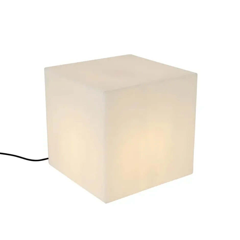 Qazqa vloerlamp nura wit e27