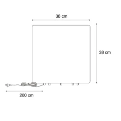 Qazqa vloerlamp nura wit e27
