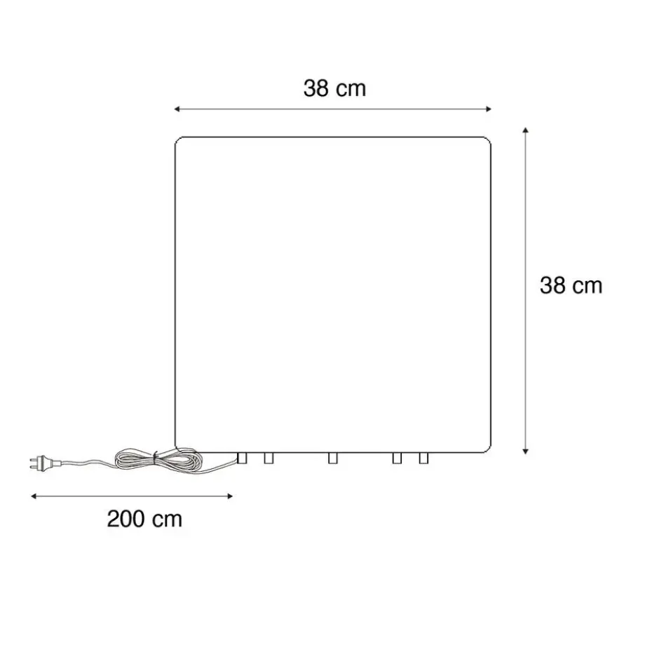 Qazqa vloerlamp nura wit e27