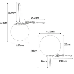 Qazqa vloerlamp nura wit e27