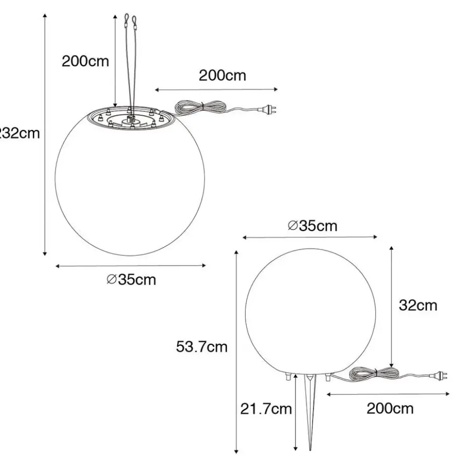 Qazqa vloerlamp nura wit e27