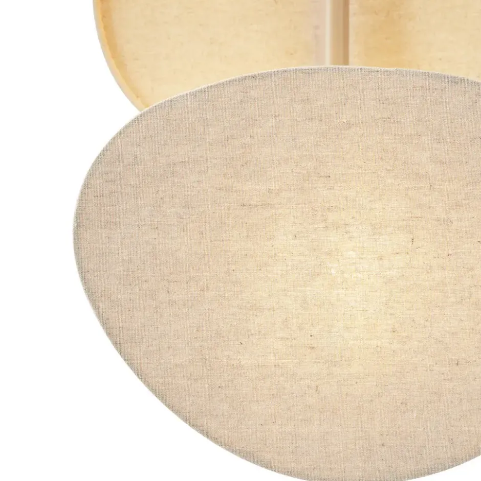 Qazqa vloerlamp organica beige e27